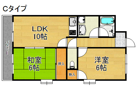 カーサ住之江公園 間取り