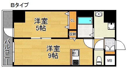 アバンサール清水丘 間取り