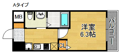 グランパシフィック聖天坂 間取り