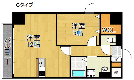 アバンサール清水丘 間取り