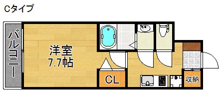 グランパシフィック岸里東 間取り