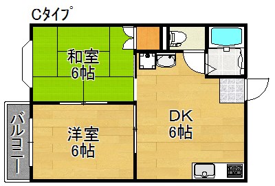 カメリアTKハイツ 間取り