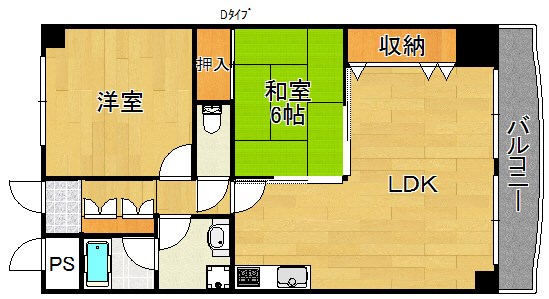 カーサ住之江公園 間取り