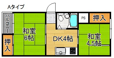 ヴィラ御崎 間取り