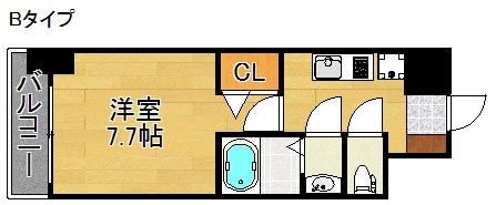 グランパシフィック岸里東 間取り