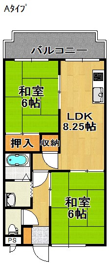 光陽ハイツ 間取り