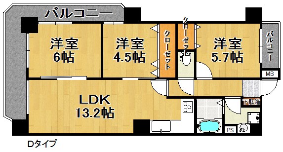 クリアクレセント住之江 間取り