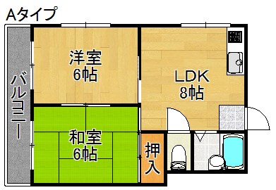 ウィステリア北島1号館 間取り