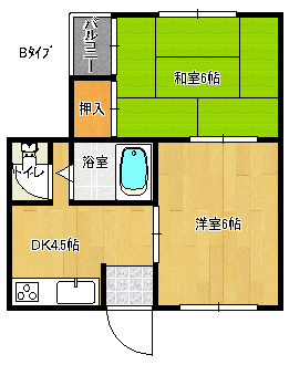 キャピタル住之江公園 間取り