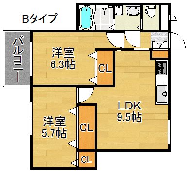 ウィン・ミサキ 間取り