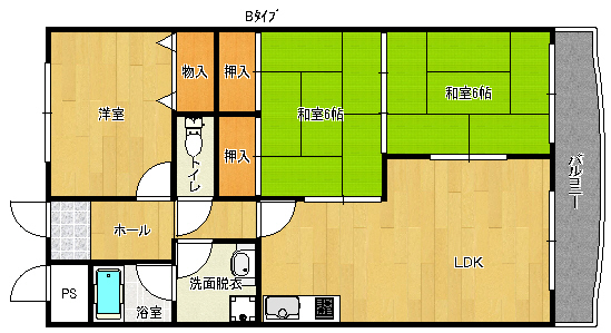 カーサ住之江公園 間取り
