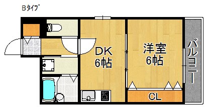 ウイングテル御崎 間取り