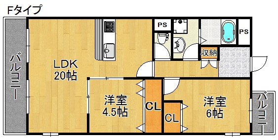 アノパーク加賀屋 間取り