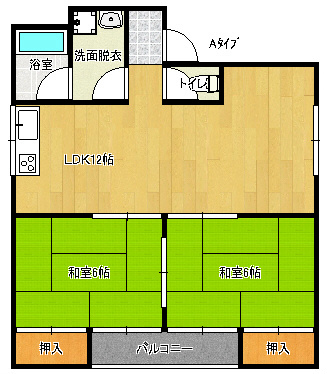 エレガンス中加賀屋 間取り