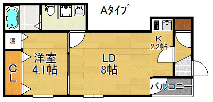 F maison GRACE Ⅱ番館 間取り