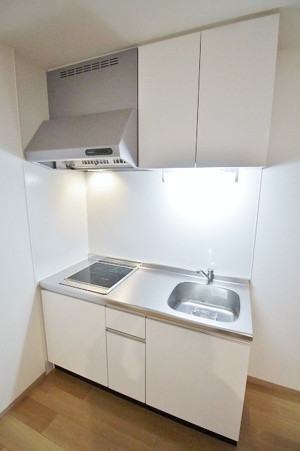 F maison SQUAREⅡ番館 ＩＨ2口システムキッチン