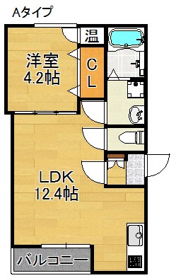 F maison SQUAREⅢ番館  間取り