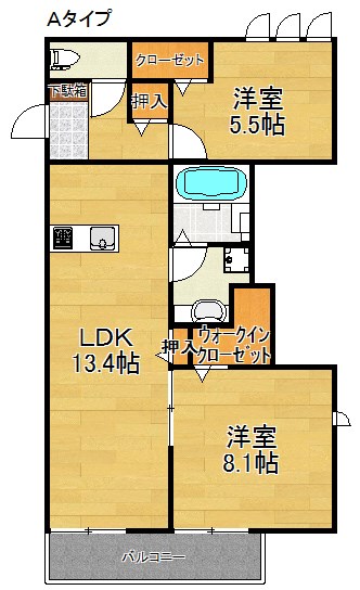 Elite Chateau清水丘 間取り