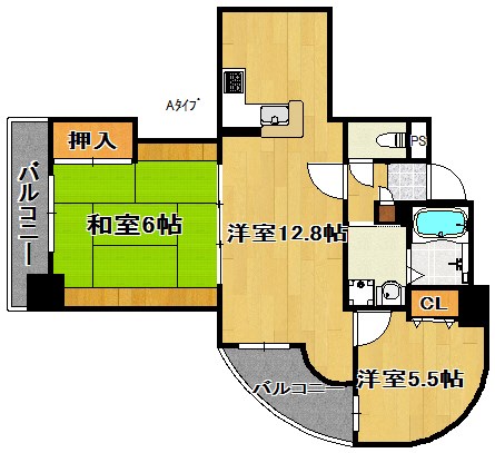 住之江フタバビル 間取り