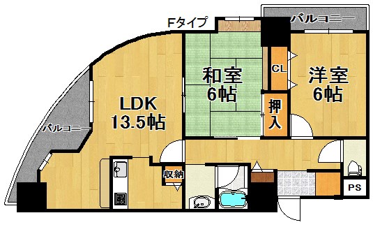 住之江フタバビル 間取り