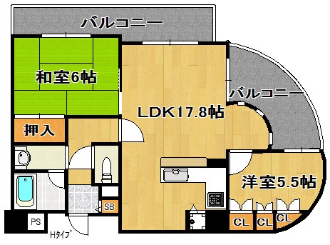 住之江フタバビル 間取り