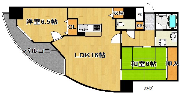 住之江フタバビル 間取り