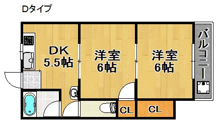 グランビルド北加賀屋Ⅱ 間取り