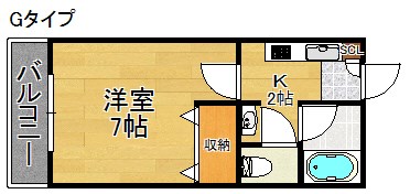 アベニュー中加賀屋 間取り