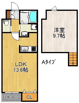コーポN+ 間取り
