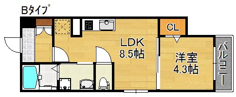 ＧＲＡＮＤＩＲ玉出 間取り
