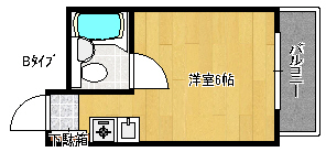 グランビルド北加賀屋 間取り