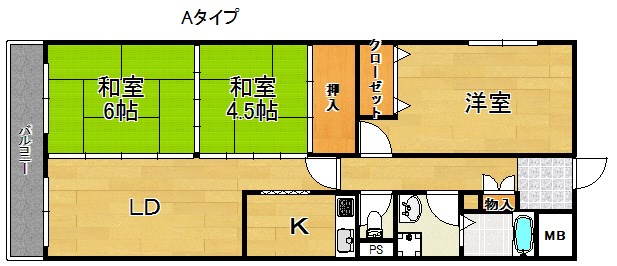 アノパーク加賀屋 間取り