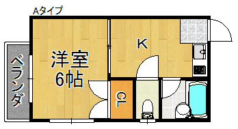 コーポナカノ 間取り