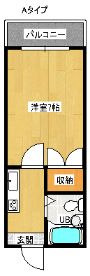 コーポリーブル16 間取り
