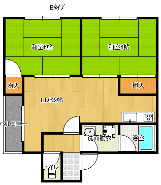 エレガンス中加賀屋 間取り