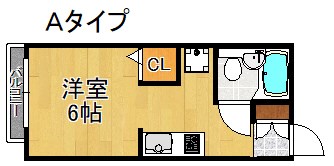 アネックス加賀屋 間取り
