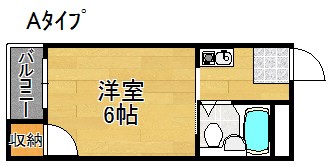 大阪府大阪市住之江区西加賀屋３丁目 間取り
