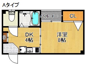 アパートメント・レボー 間取り