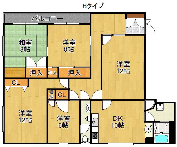 コーポ吉野屋 間取り
