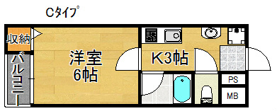 ヴィラ安立 間取り