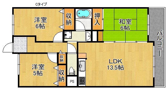 サワー・ドゥー住之江公園 間取り