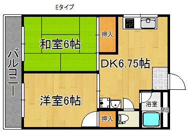 エクセルコート住之江公園 間取り