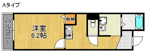 クリアフェリオ住吉 間取り