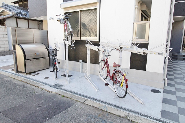 クリアフェリオ住吉 駐輪場
