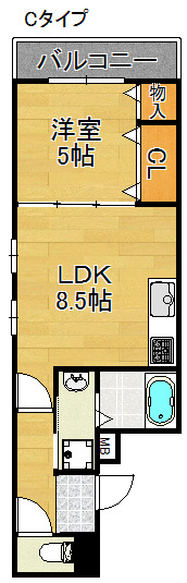 ソレイユ聖天下Ｂ 間取り