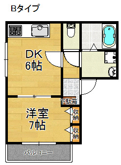 セピアコートＨＯＺＵＭＩ 間取り