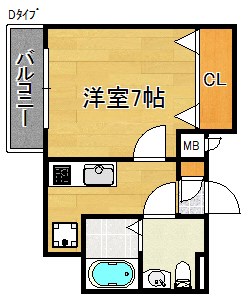 FDS KOHAMA WEST 間取り
