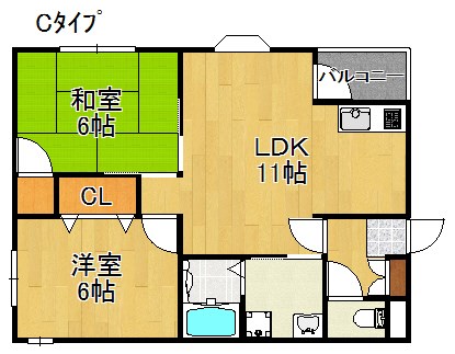 アグレアブル住之江 間取り