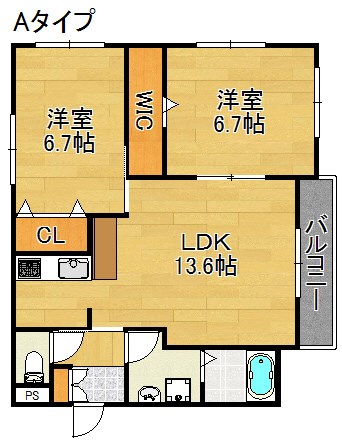 アップルメゾン住吉 間取り