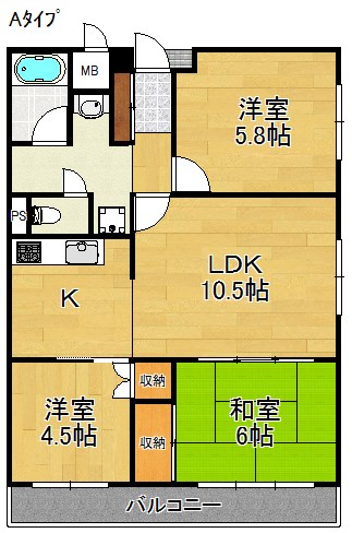 ヴィ・アンドエール 間取り